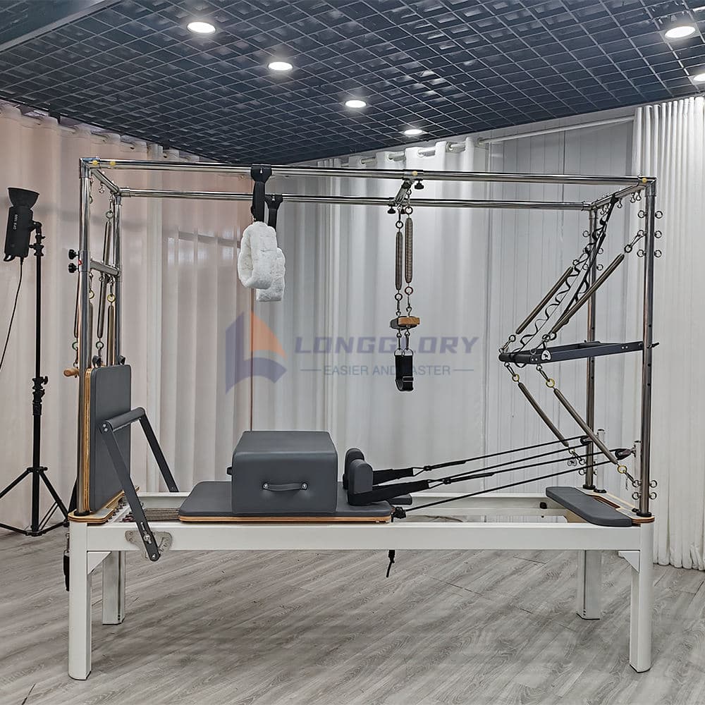 అల్యూమినియం త్రీ ఇన్ వన్ పైలేట్స్ కాడిలాక్ రిఫార్మర్