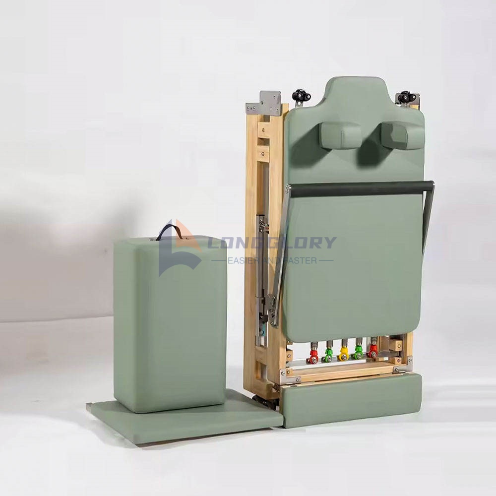 ఫోల్డబుల్ ఓక్ వుడ్ పైలేట్స్ రిఫార్మర్