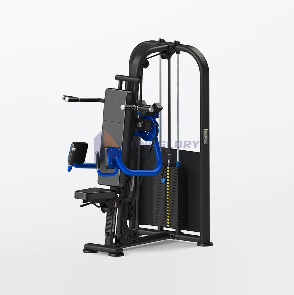 పిన్ లోడ్ చేయబడిన కూర్చున్న లాటరల్ రైజ్